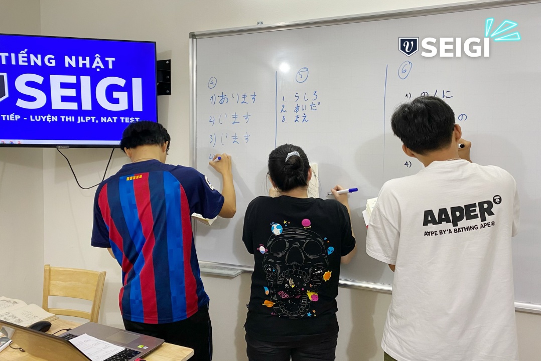 Lớp học N5 ở Thủ Đức | Tiếng Nhật SEIGI